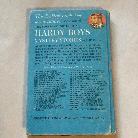 VTG 1933 Hardy Boys “Footprints Under the Window” - Picture 6 of 7